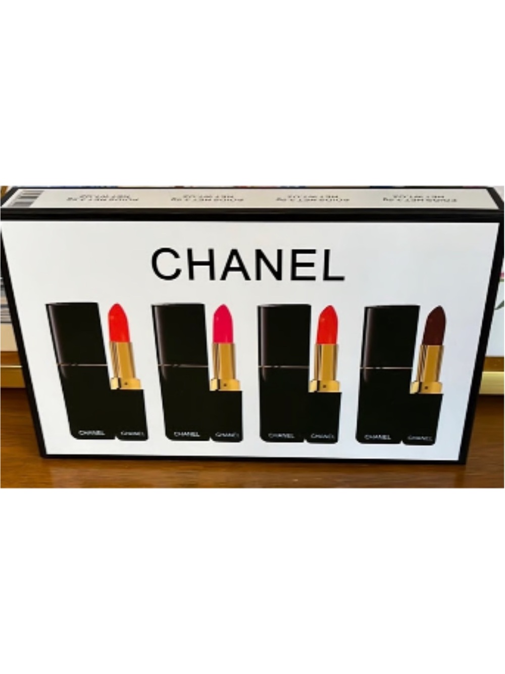 CHANEL FULL SIZE LIP SET 4 PCS